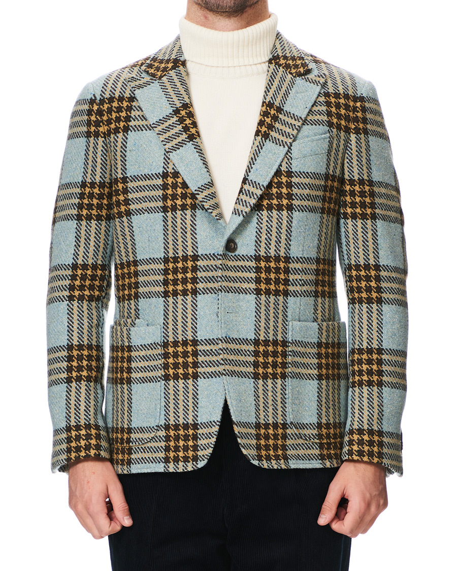 Herren | Sakkos | GANT | Luke Edward Hall Check Blazer Hamptons Blue