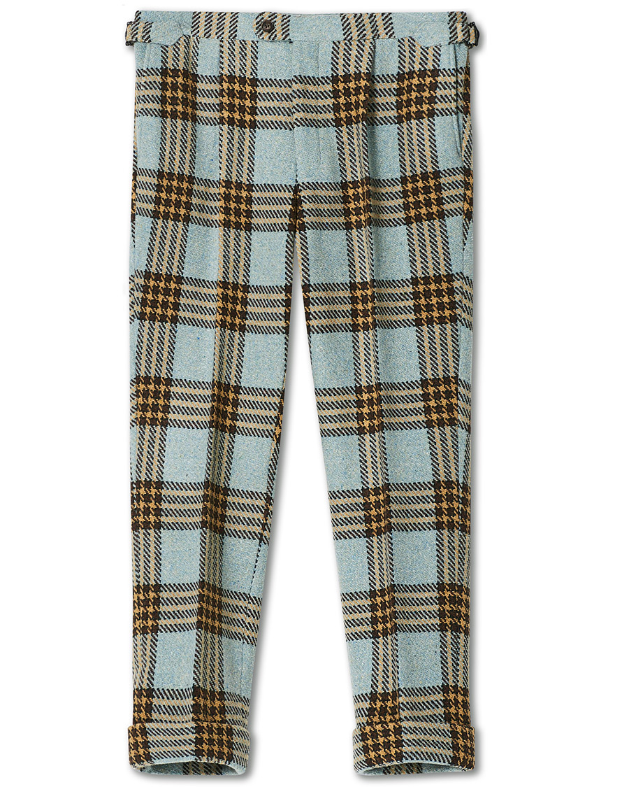 Herren | Hosen | GANT | Luke Edward Hall Check Trousers Hamptons Blue