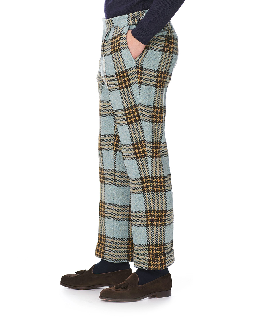 Herren | Hosen | GANT | Luke Edward Hall Check Trousers Hamptons Blue