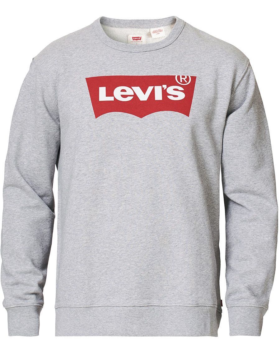 Herren | Pullover | Levi's | Graphic Crew Neck Sweatshirt Heather Grey