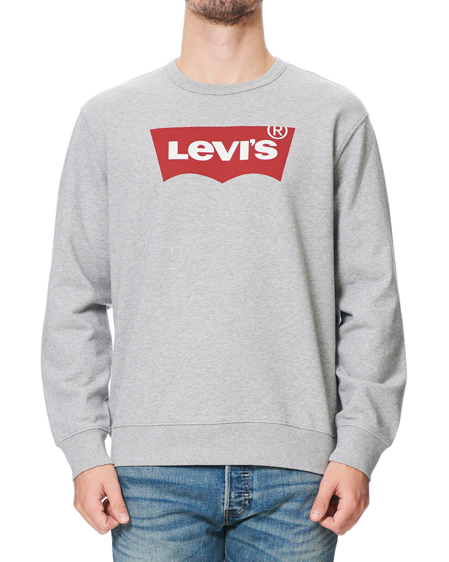 Herren | Pullover | Levi's | Graphic Crew Neck Sweatshirt Heather Grey