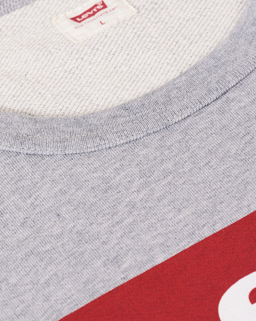 Herren | Pullover | Levi's | Graphic Crew Neck Sweatshirt Heather Grey