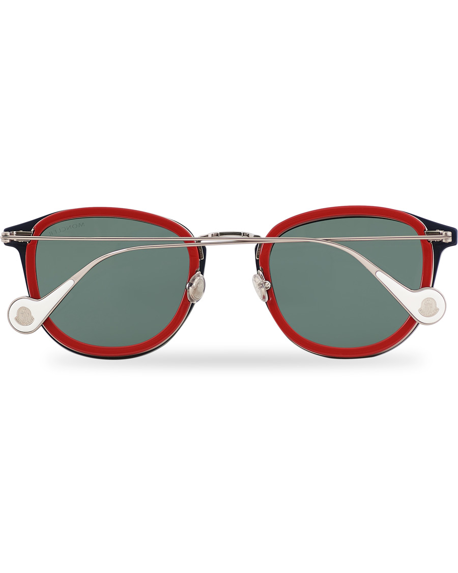 Herren | Moncler Lunettes ML0126 Sunglasses Blue/Red | Moncler Lunettes | ML0126 Sunglasses Blue/Red
