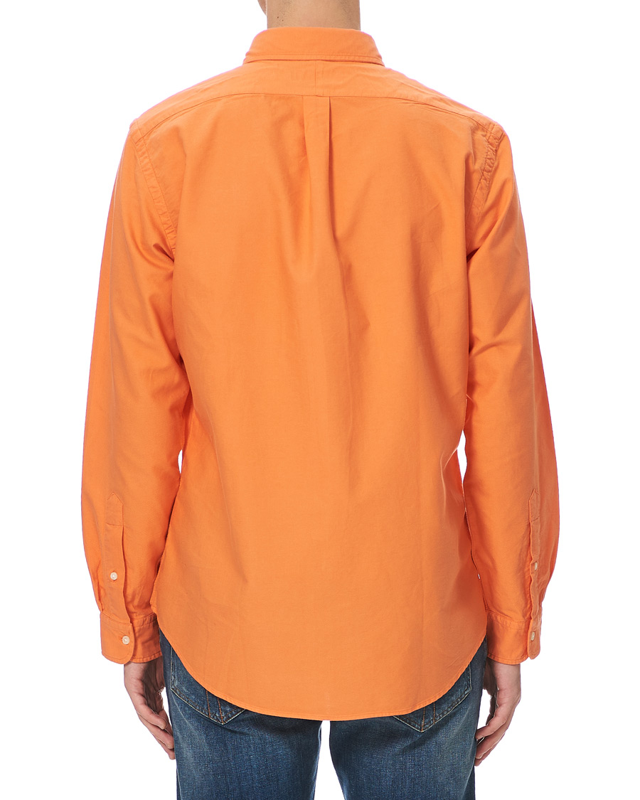 Herren | Hemden | Polo Ralph Lauren | Slim Fit Garment Dyed Oxford Shirt Orange