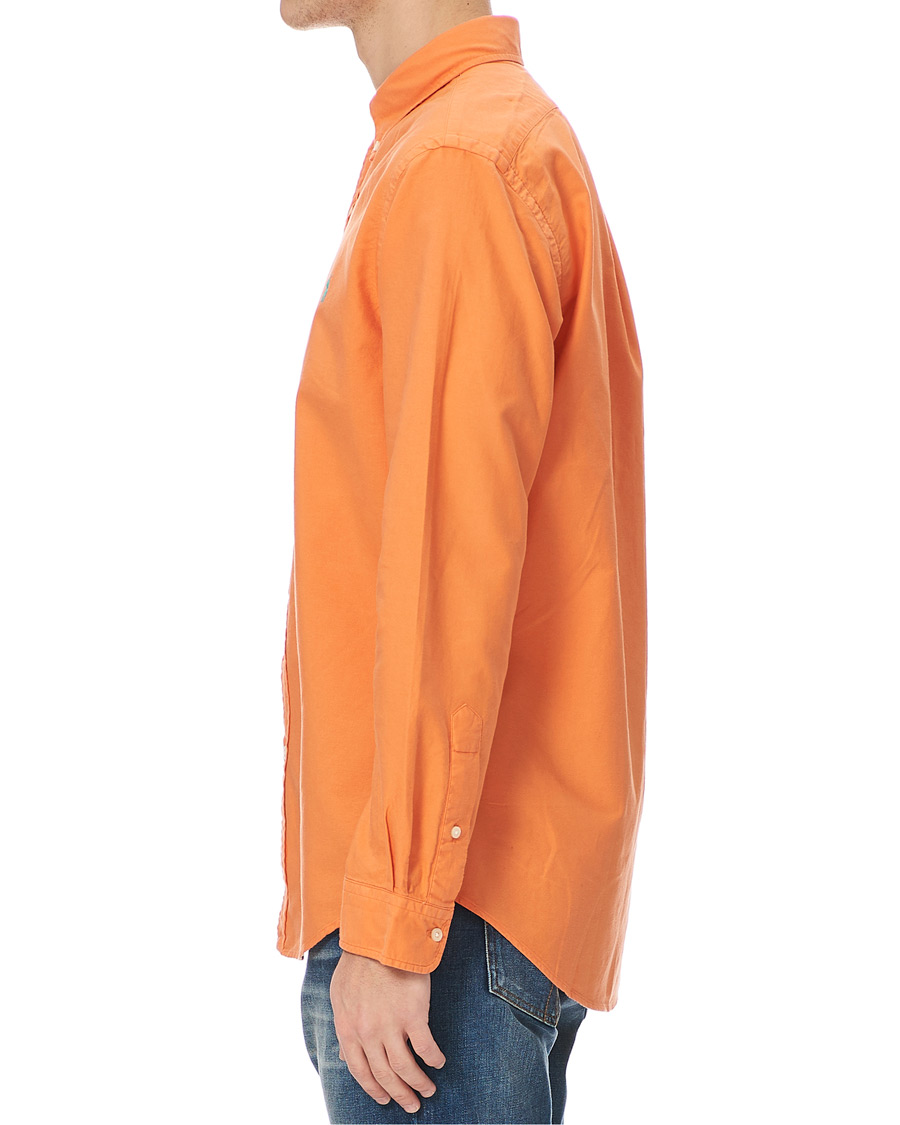 Herren | Hemden | Polo Ralph Lauren | Slim Fit Garment Dyed Oxford Shirt Orange