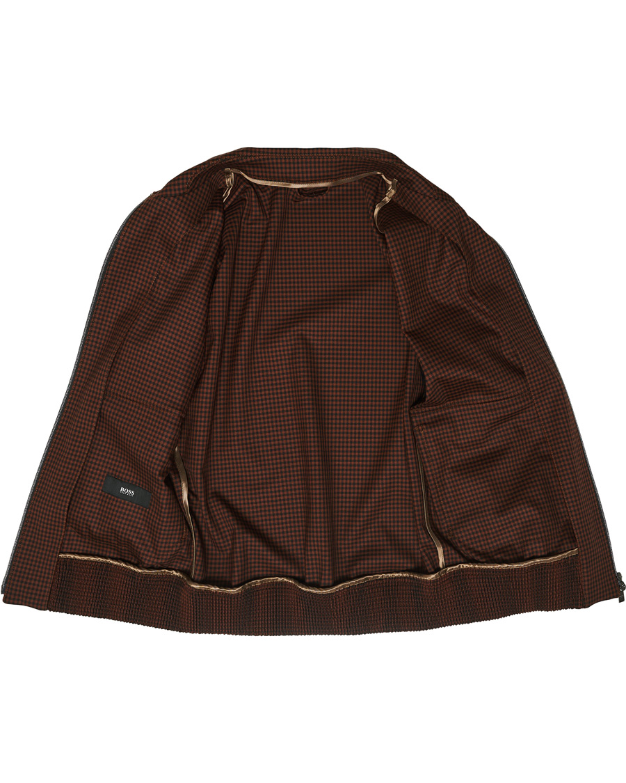 Herren | Jacken | BOSS BLACK | BOSS Narten Houndstooth Jacket Rust