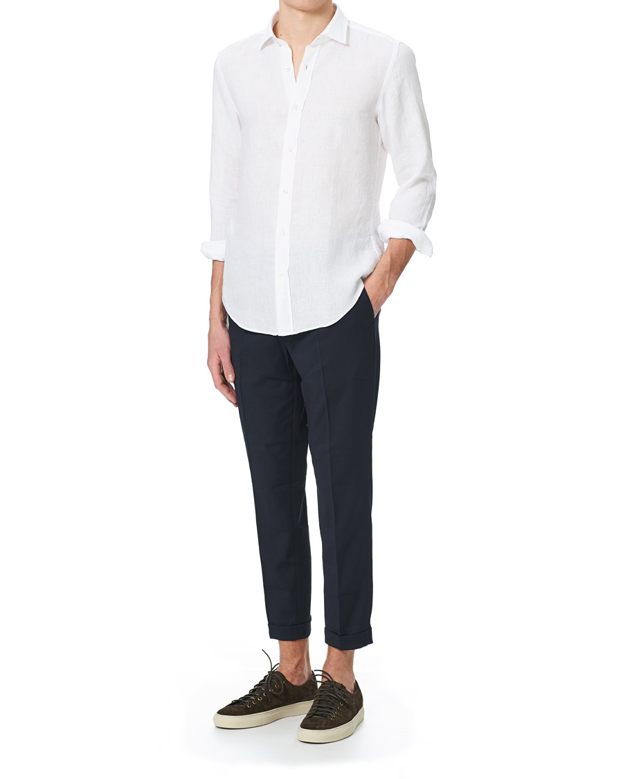 Herren | Hemden | BOSS BLACK | BOSS Joy Linen Shirt White