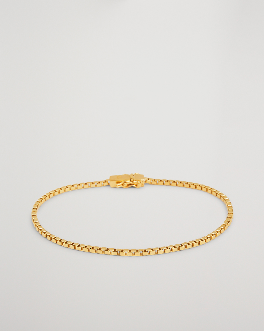 Herren | Tom Wood Square Bracelet Gold | Tom Wood | Square Bracelet Gold