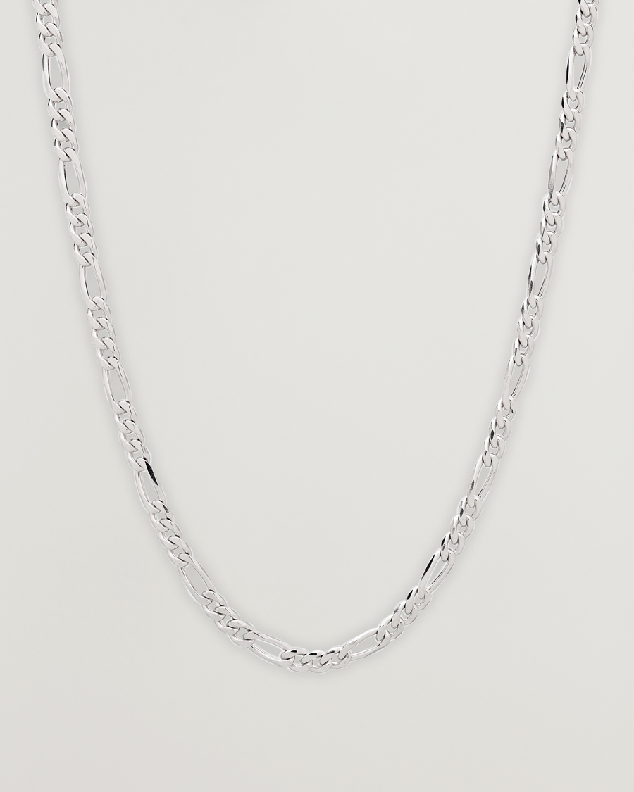 Herren | Tom Wood Figaro Chain Necklace Silver | Tom Wood | Figaro Chain Necklace Silver
