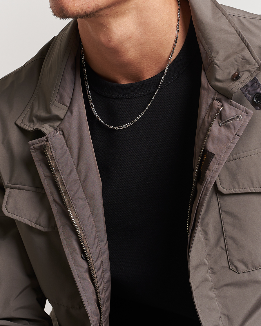 Herren | Tom Wood Figaro Chain Necklace Silver | Tom Wood | Figaro Chain Necklace Silver
