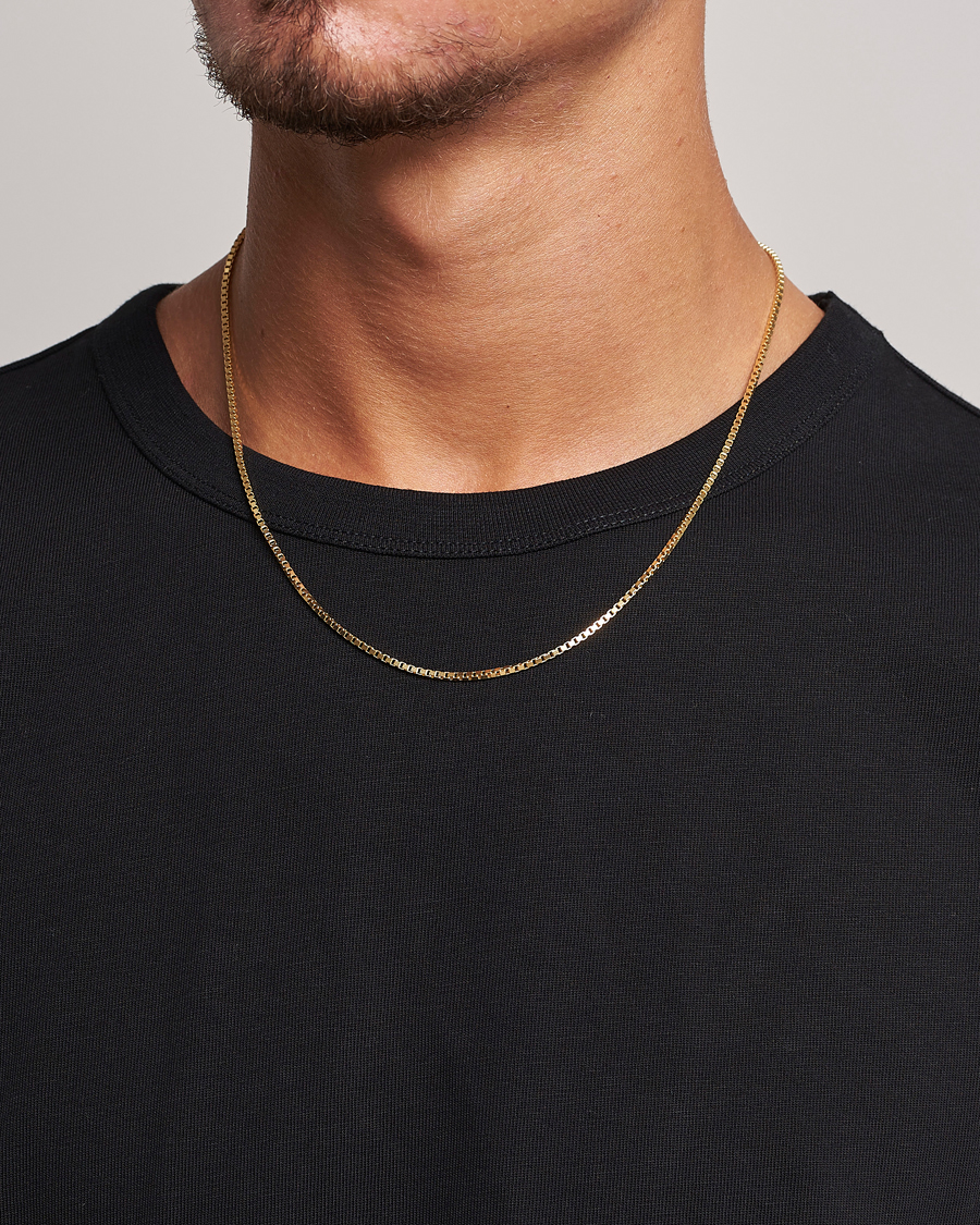 Herren | Halsketten | Tom Wood | Square Chain M Necklace Gold