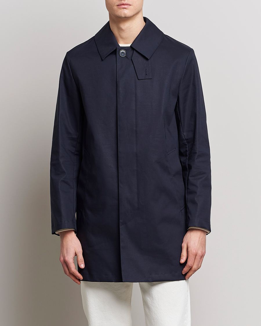 Herren | Minimalistische Jacken | Mackintosh | Cambridge Car Coat Navy