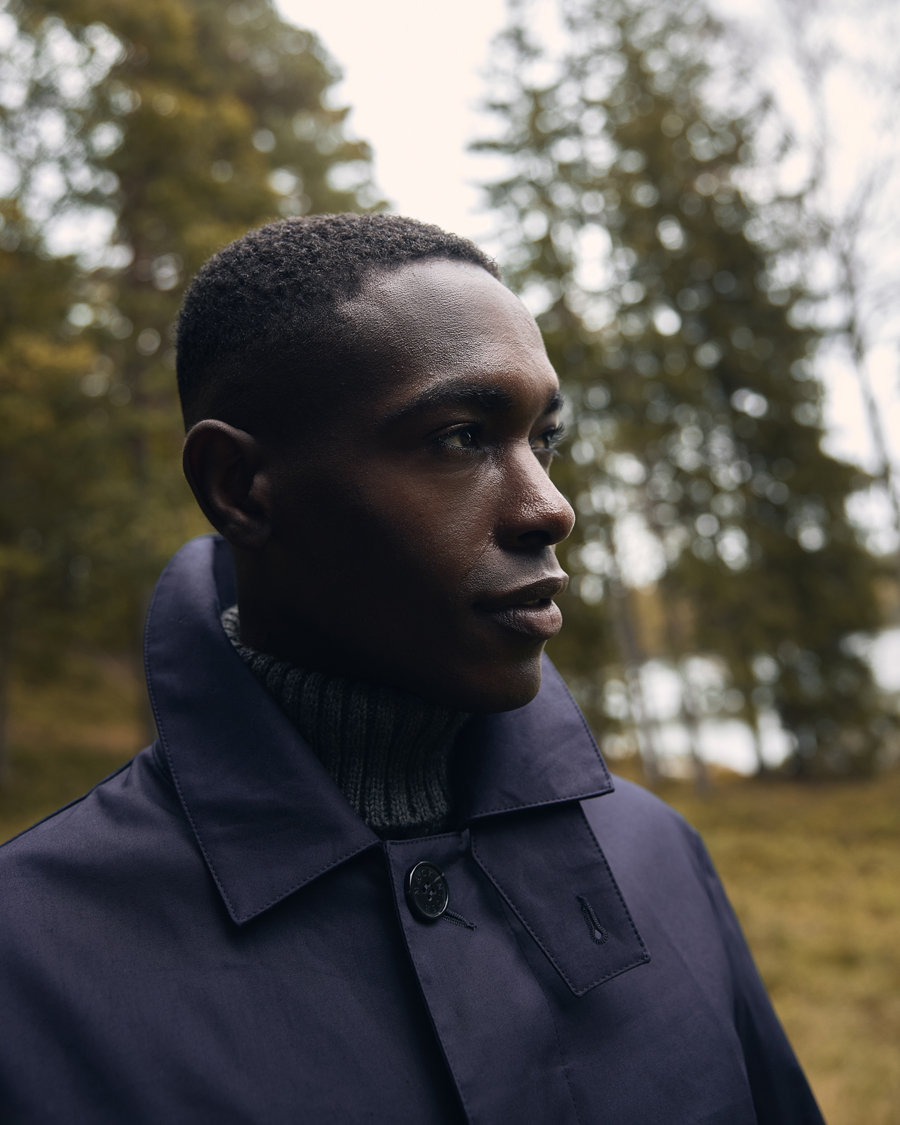 Herren | Jacken | Mackintosh | Cambridge Car Coat Navy