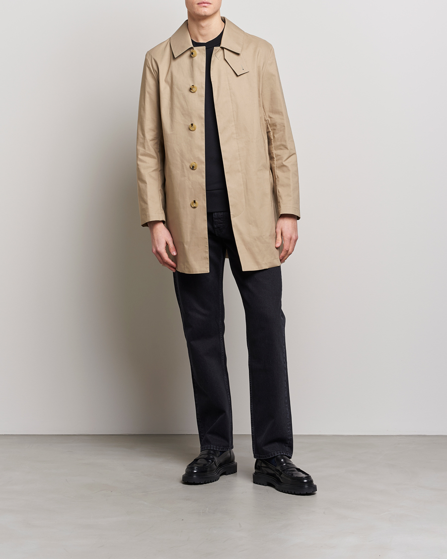 Herren | Jacken | Mackintosh | Cambridge Car Coat Fawn
