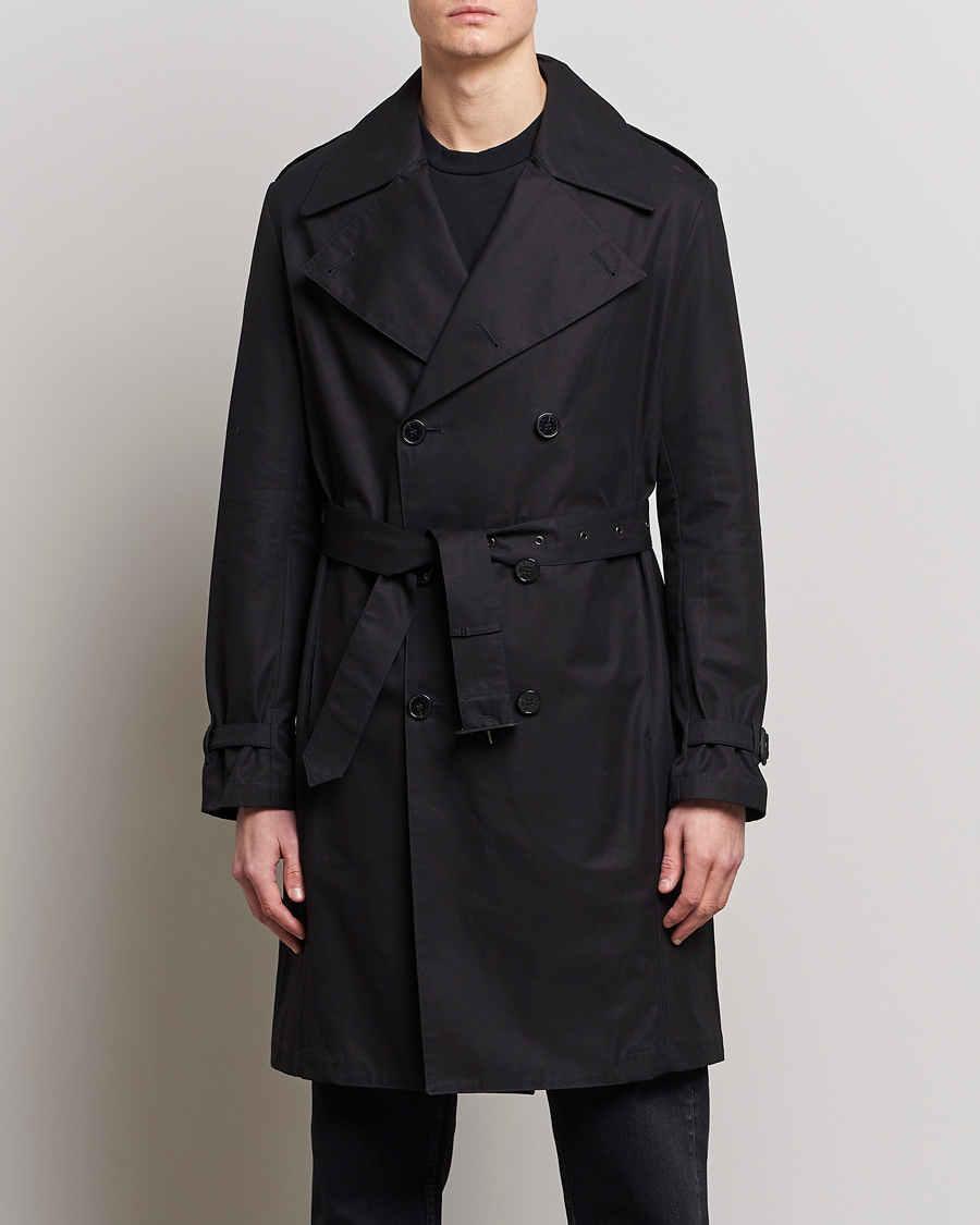 Herren | Minimalistische Jacken | Mackintosh | St Andrews Trench Black