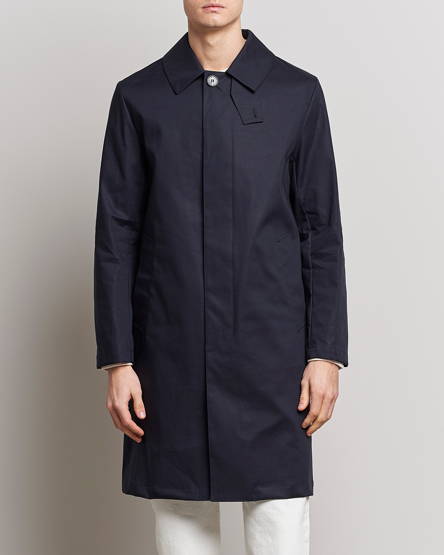 Herren | Jacken | Mackintosh | Manchester Car Coat Navy