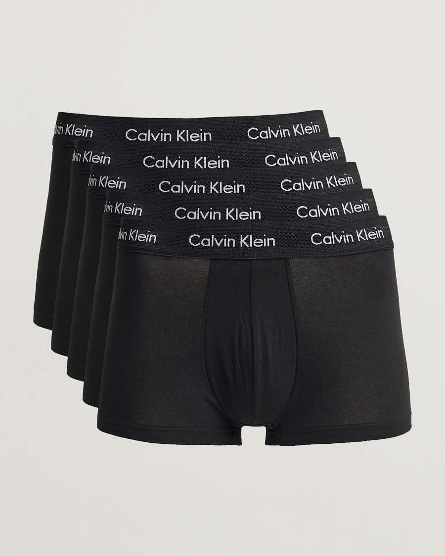 Herren | Unterwäsche | Calvin Klein | Cotton Stretch 5-Pack Trunk Black