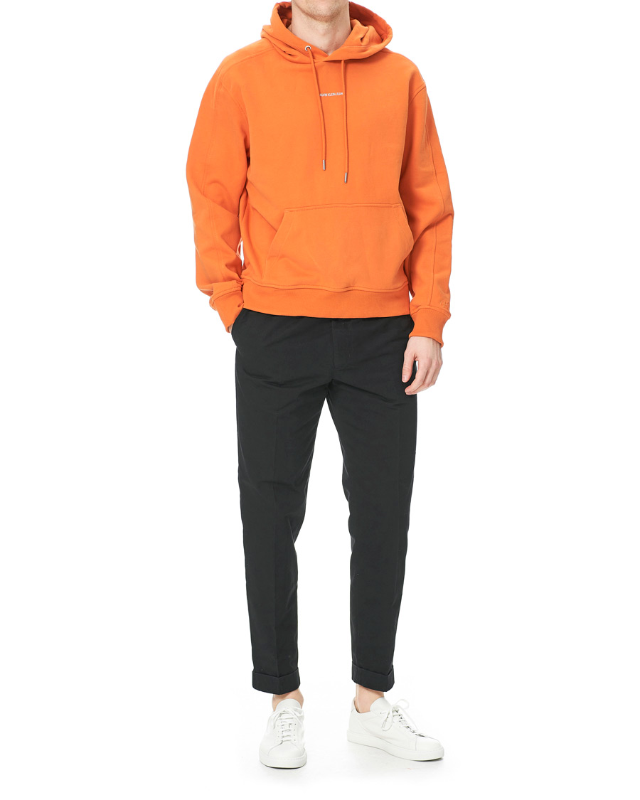 Herren | Pullover | Calvin Klein Jeans | Micro Branding Hoodie Rusty Orange