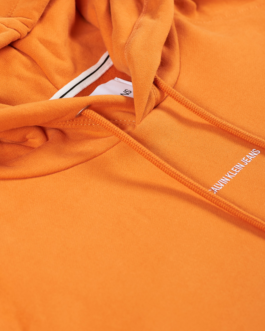 Herren | Pullover | Calvin Klein Jeans | Micro Branding Hoodie Rusty Orange
