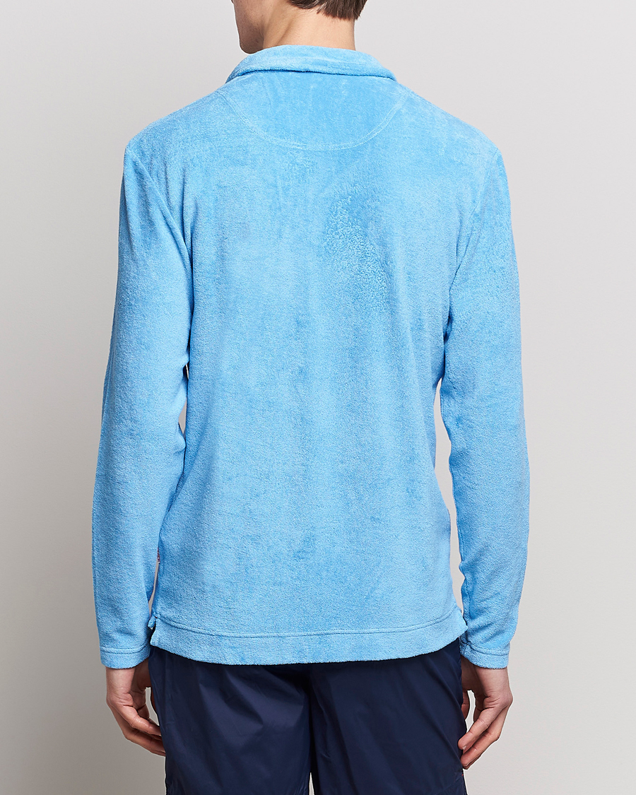 Herren | Pullover | Orlebar Brown | Terry Long Sleeve Polo Riviera