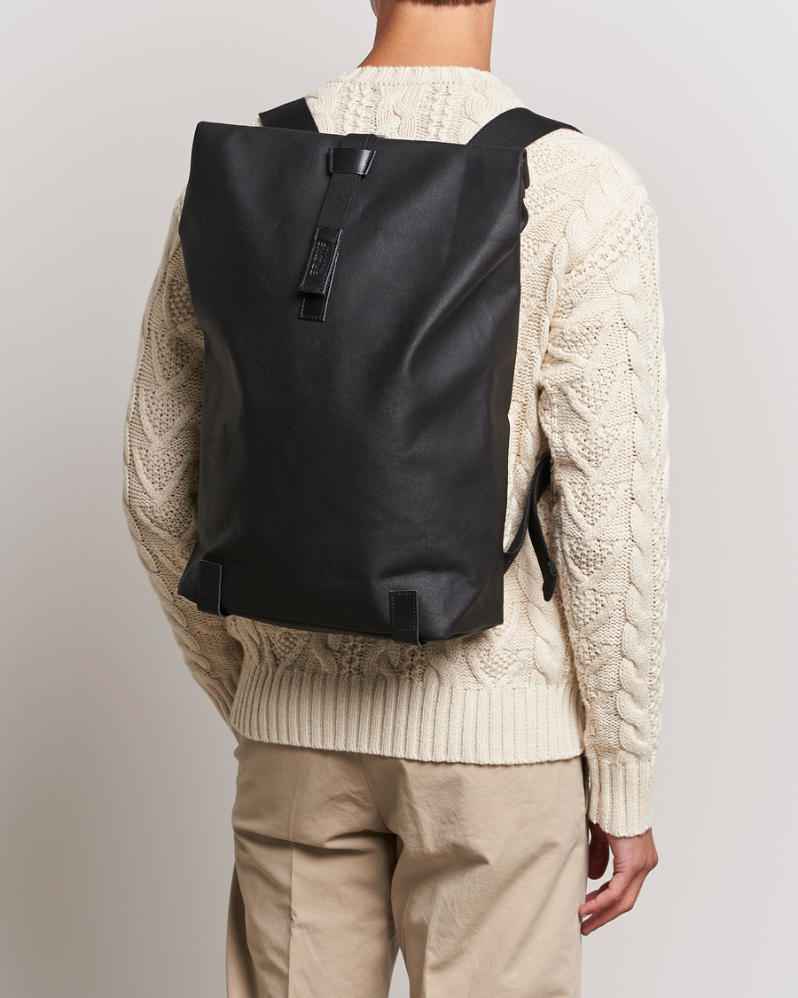 Men | Bags | Brooks England | Pickwick Cotton Canvas 26L Backpack Total Black