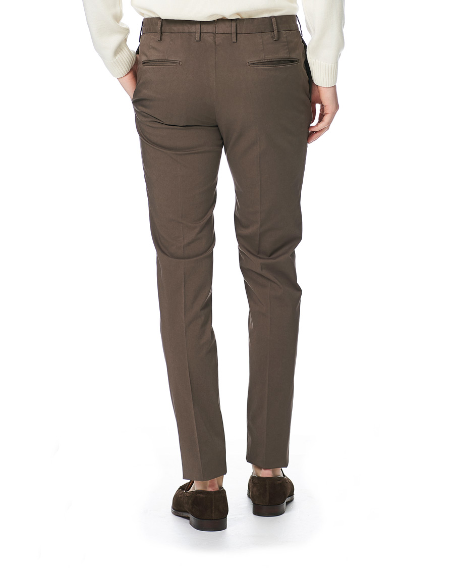 Herren | Hosen | Incotex | Slim Fit Stretch Chinos Dark Brown