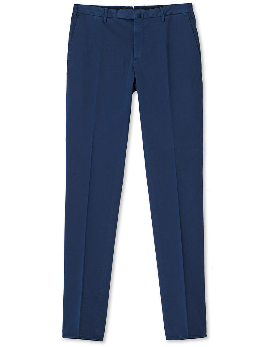 Herren | Hosen | Incotex | Slim Fit Stretch Chinos Royal Blue