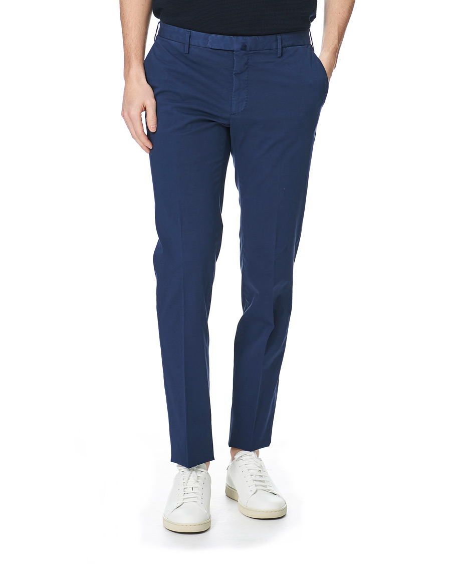 Herren | Hosen | Incotex | Slim Fit Stretch Chinos Royal Blue