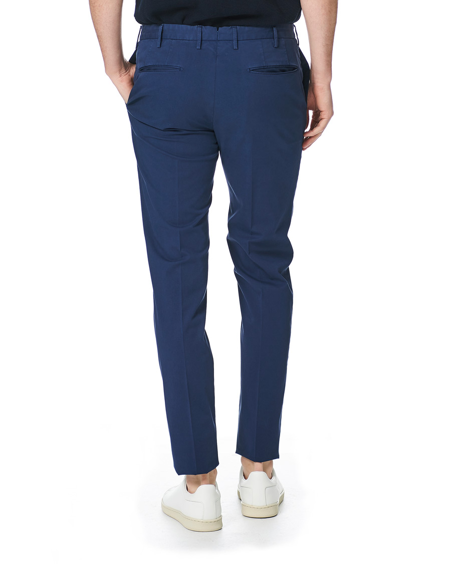 Herren | Hosen | Incotex | Slim Fit Stretch Chinos Royal Blue