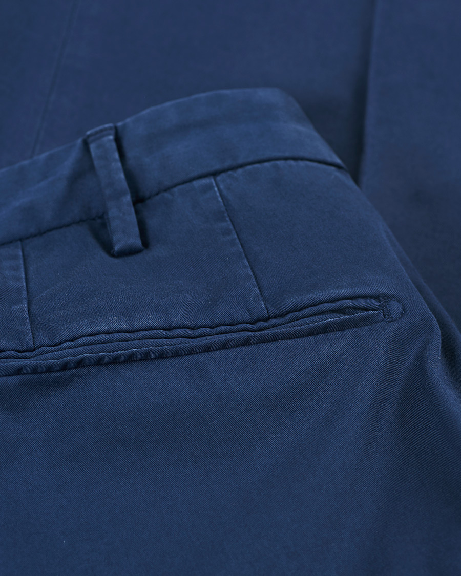 Herren | Hosen | Incotex | Slim Fit Stretch Chinos Royal Blue