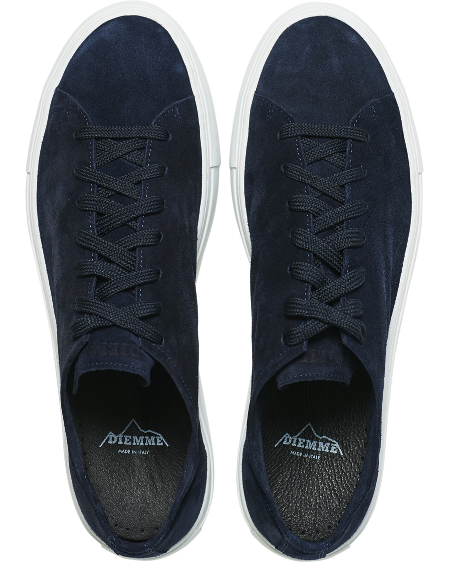 Herren | Diemme Loria Low Sneaker Navy Suede | Diemme | Loria Low Sneaker Navy Suede