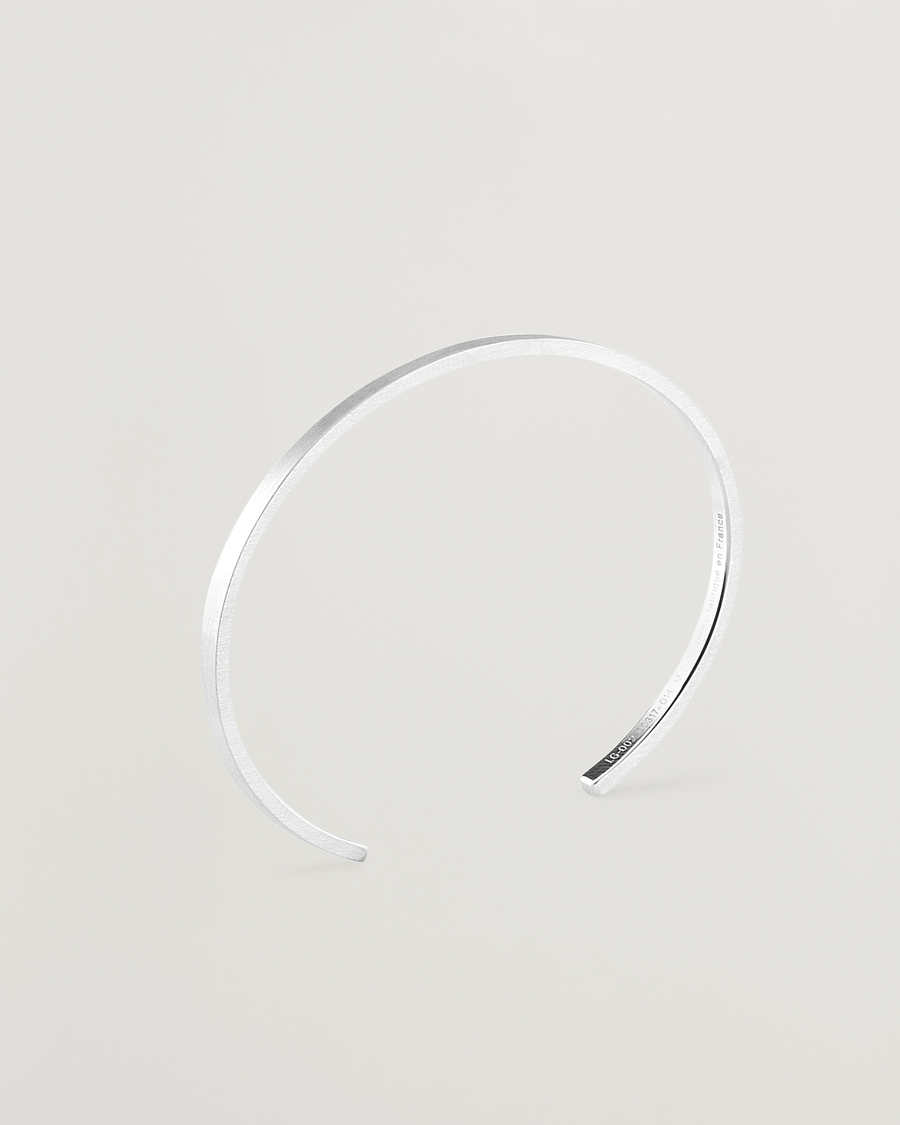 Herren | Schmuck | LE GRAMME | Ribbon Bracelet Brushed Sterling Silver 7g