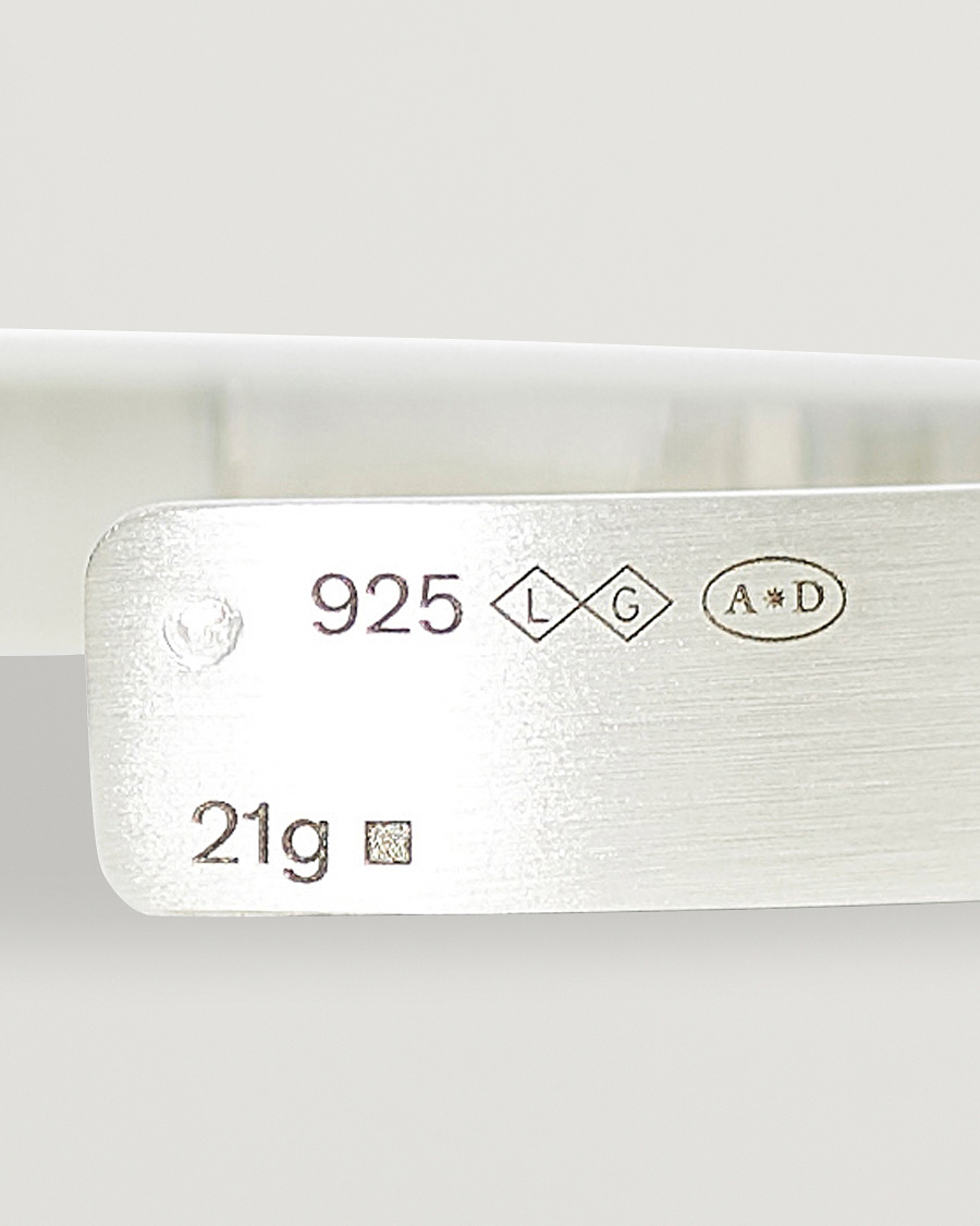 Herren | Schmuck | LE GRAMME | Ribbon Bracelet Brushed Sterling Silver 21g