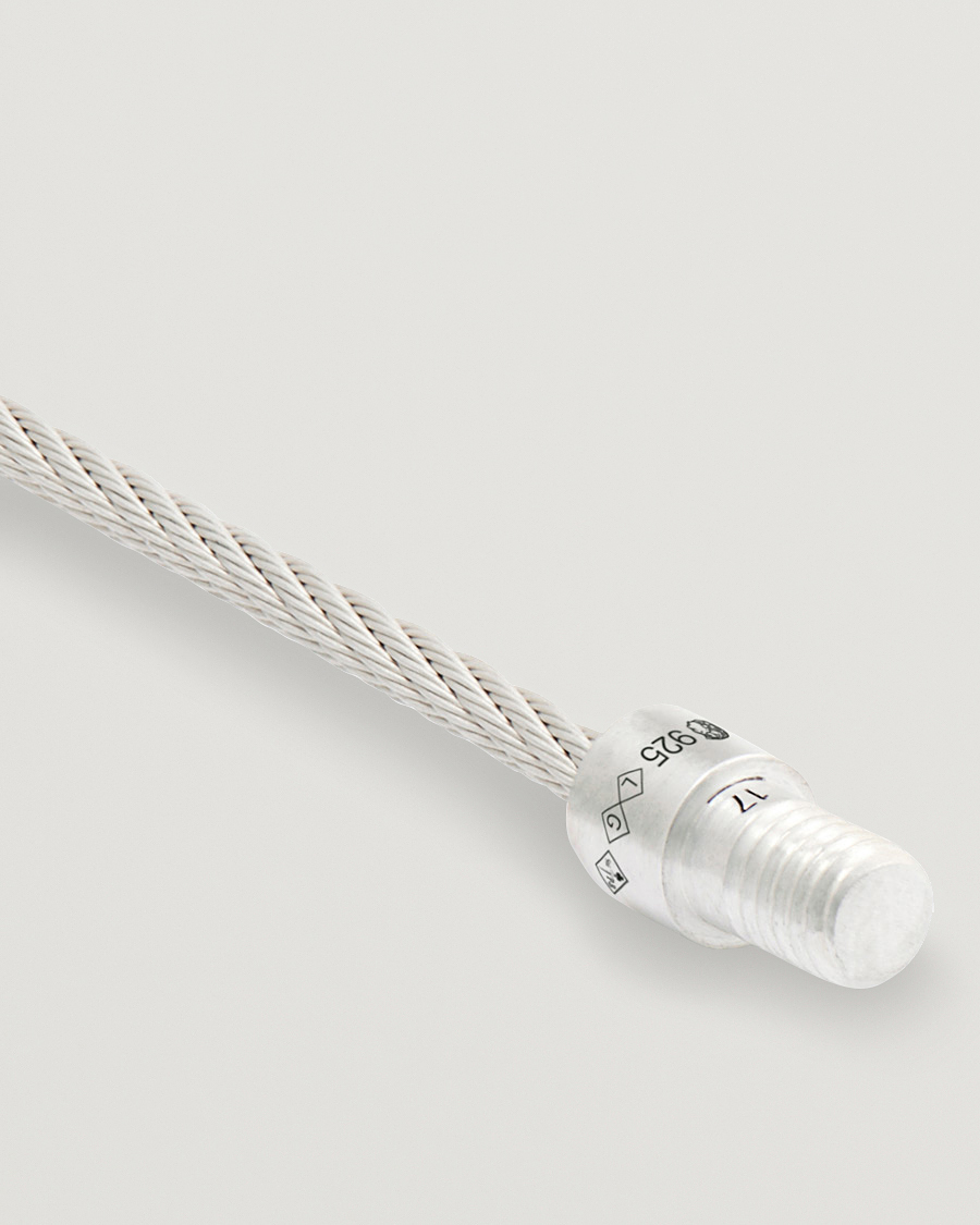 Herren | Schmuck | LE GRAMME | Cable Bracelet Brushed Sterling Silver 9g