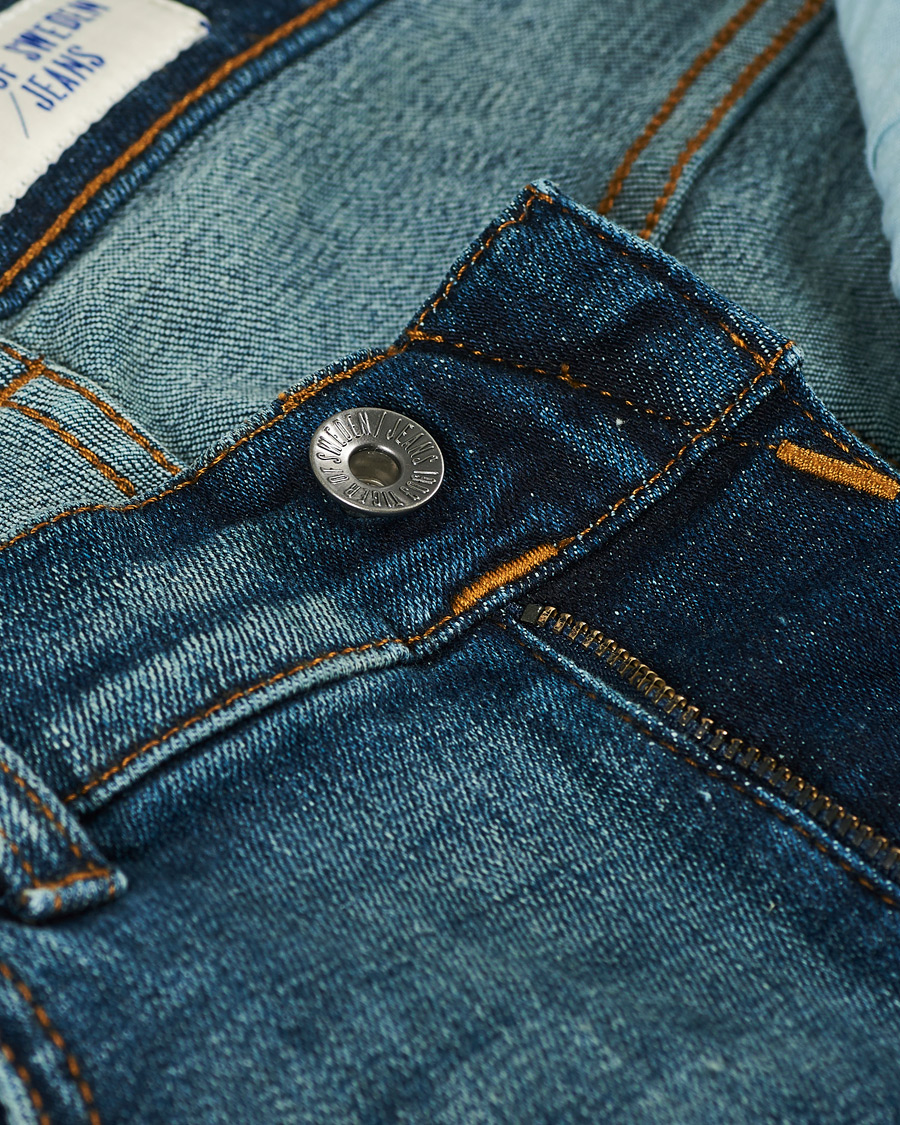 Herren | Jeans | Tiger of Sweden Jeans | Slim Super Stretch Ideal Jeans Medium Blue