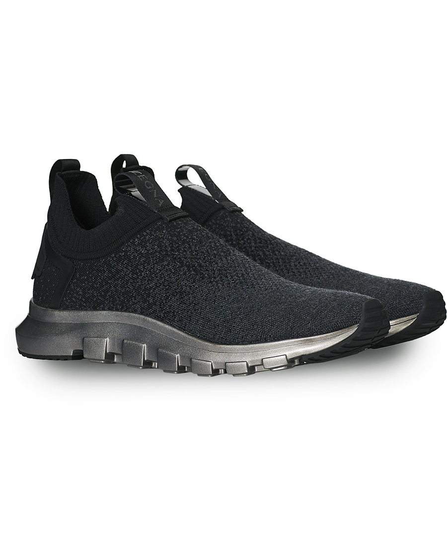 Herren | Z Zegna Techmerino Sock Sneaker Dark Blue | Z Zegna | Techmerino Sock Sneaker Dark Blue