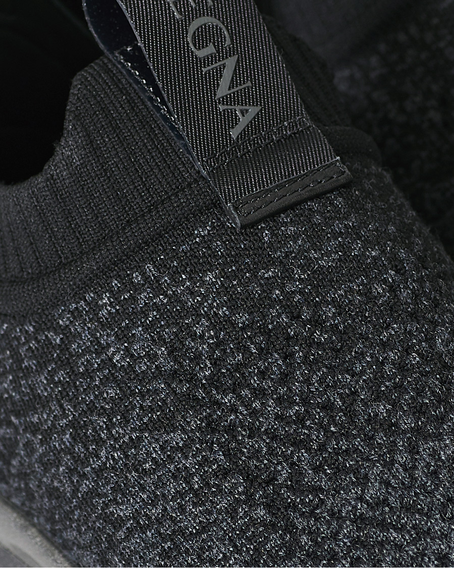 Herren | Z Zegna Techmerino Sock Sneaker Dark Blue | Z Zegna | Techmerino Sock Sneaker Dark Blue