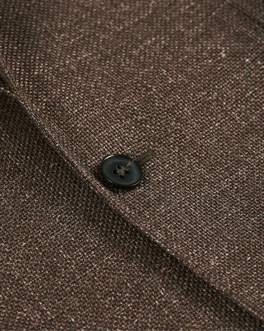 Herren | Sakkos | Ermenegildo Zegna | Unconstructed Linen Blazer Brown