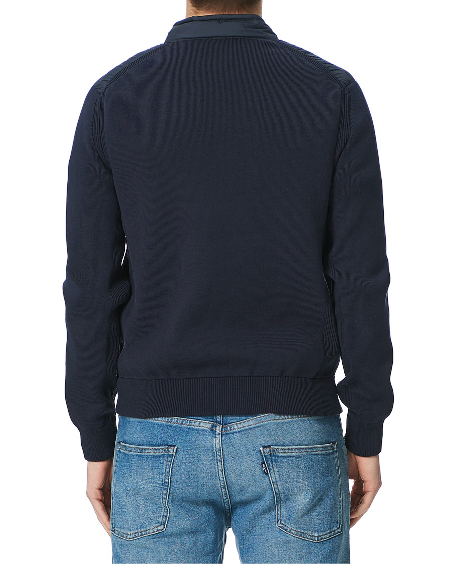 Herren | Jacken | Woolrich | Hybrid Track Jacket Melton Blue