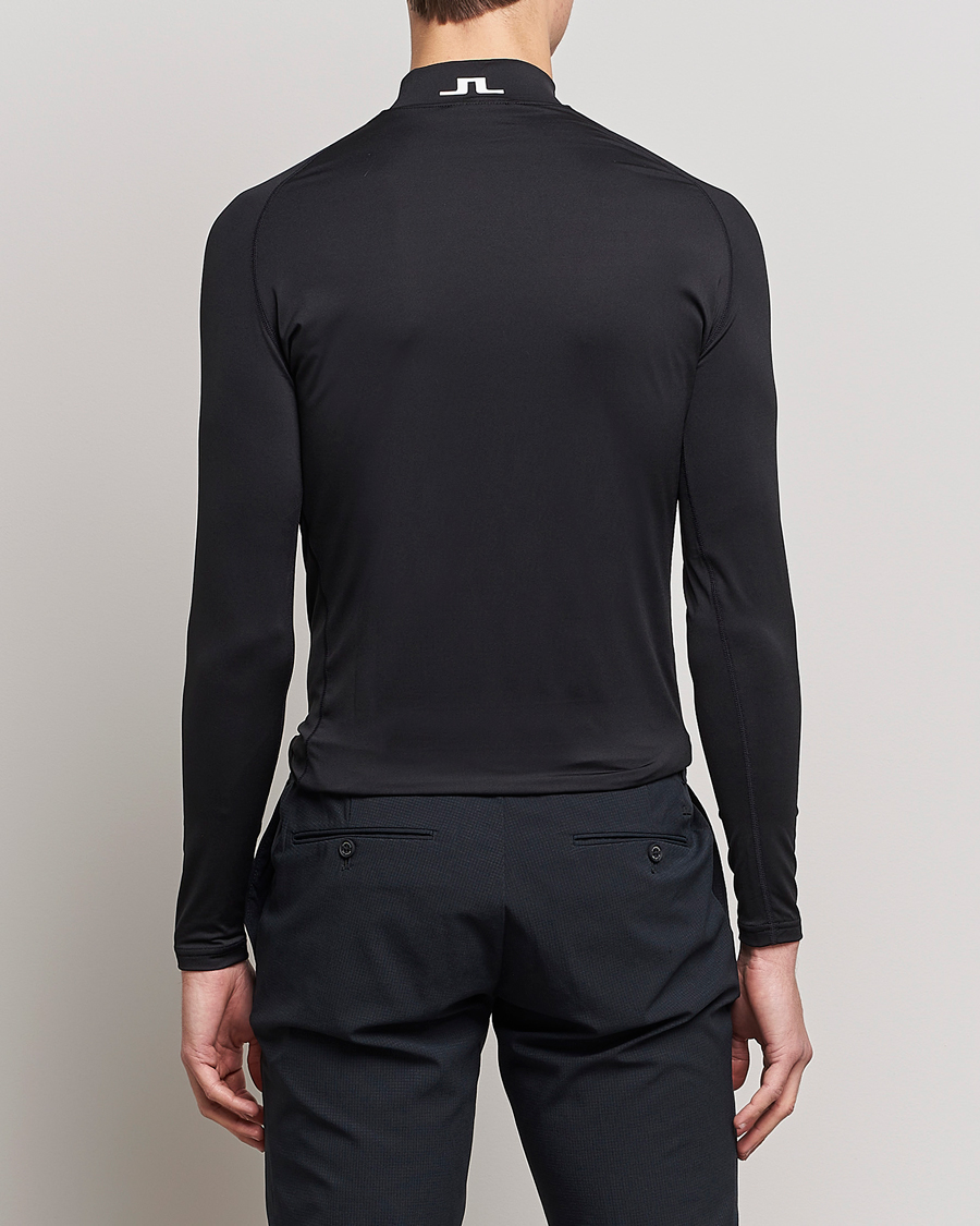 Herren | T-Shirts | J.Lindeberg | Aello Soft Compression Tee Black