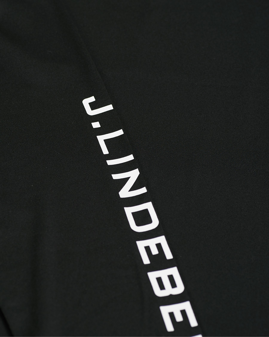 Herren | T-Shirts | J.Lindeberg | Aello Soft Compression Tee Black