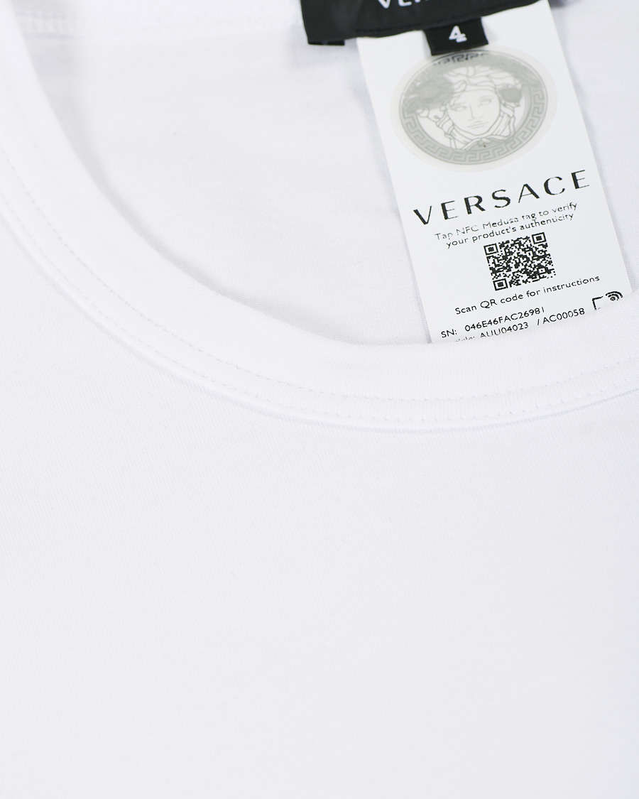 Herren | T-Shirts | Versace | Logo Tee White