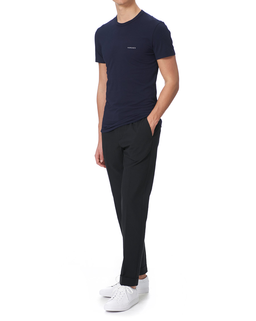 Herren | T-Shirts | Versace | Logo Tee Navy