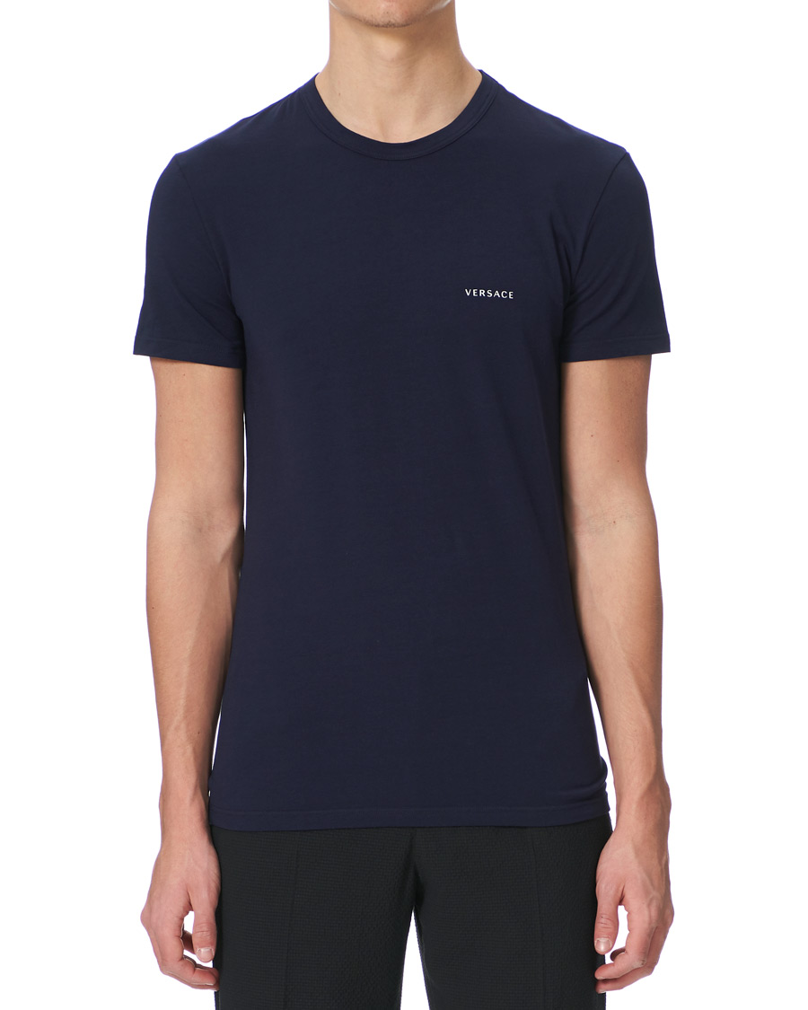 Herren | T-Shirts | Versace | Logo Tee Navy