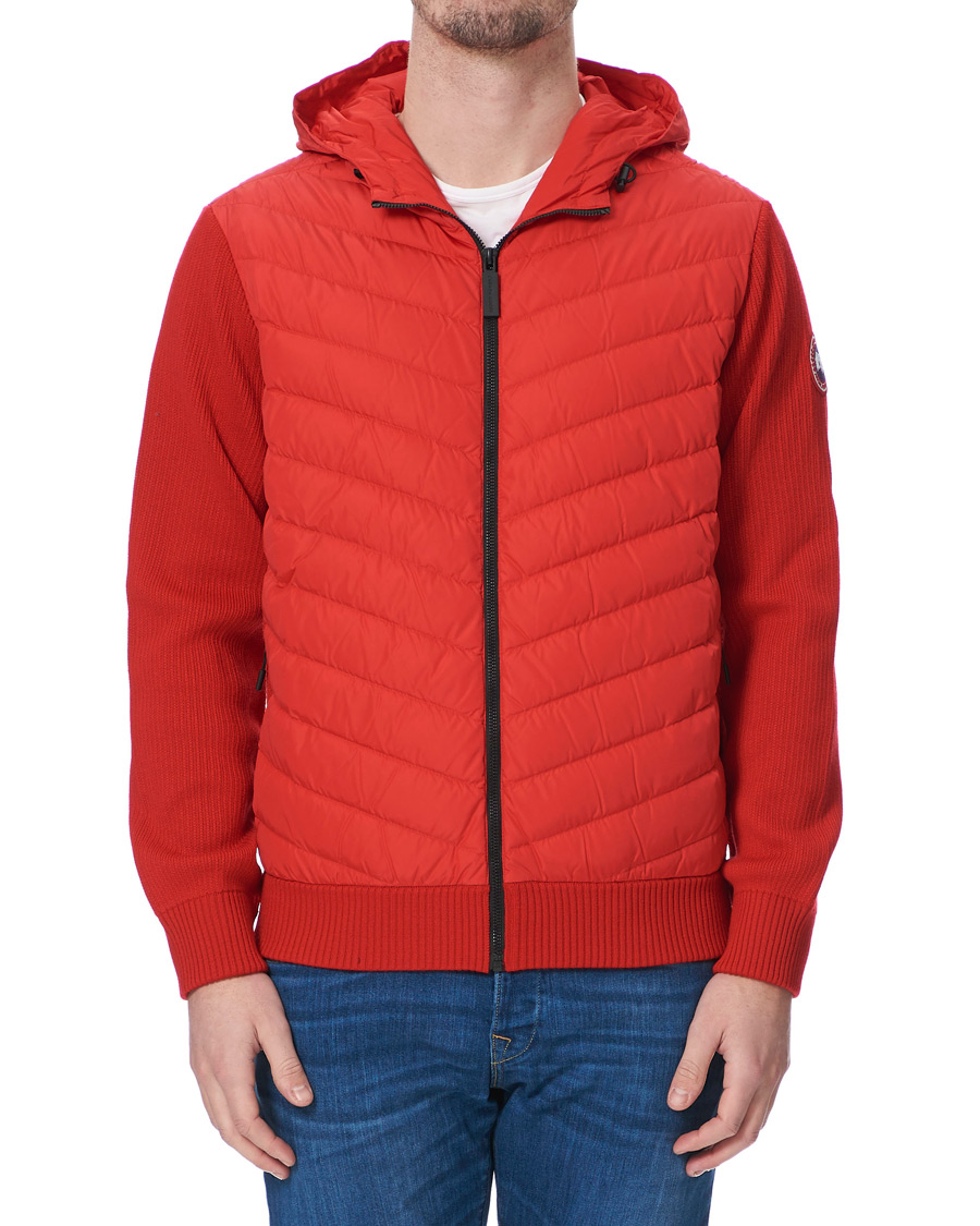Herren | Jacken | Canada Goose | Hybridge Knitted Hoodie Red