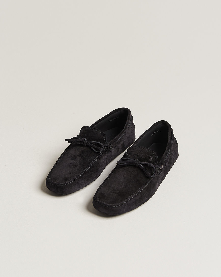 Herren | Tod's | Tod's | Lacetto Gommino Carshoe Black Suede