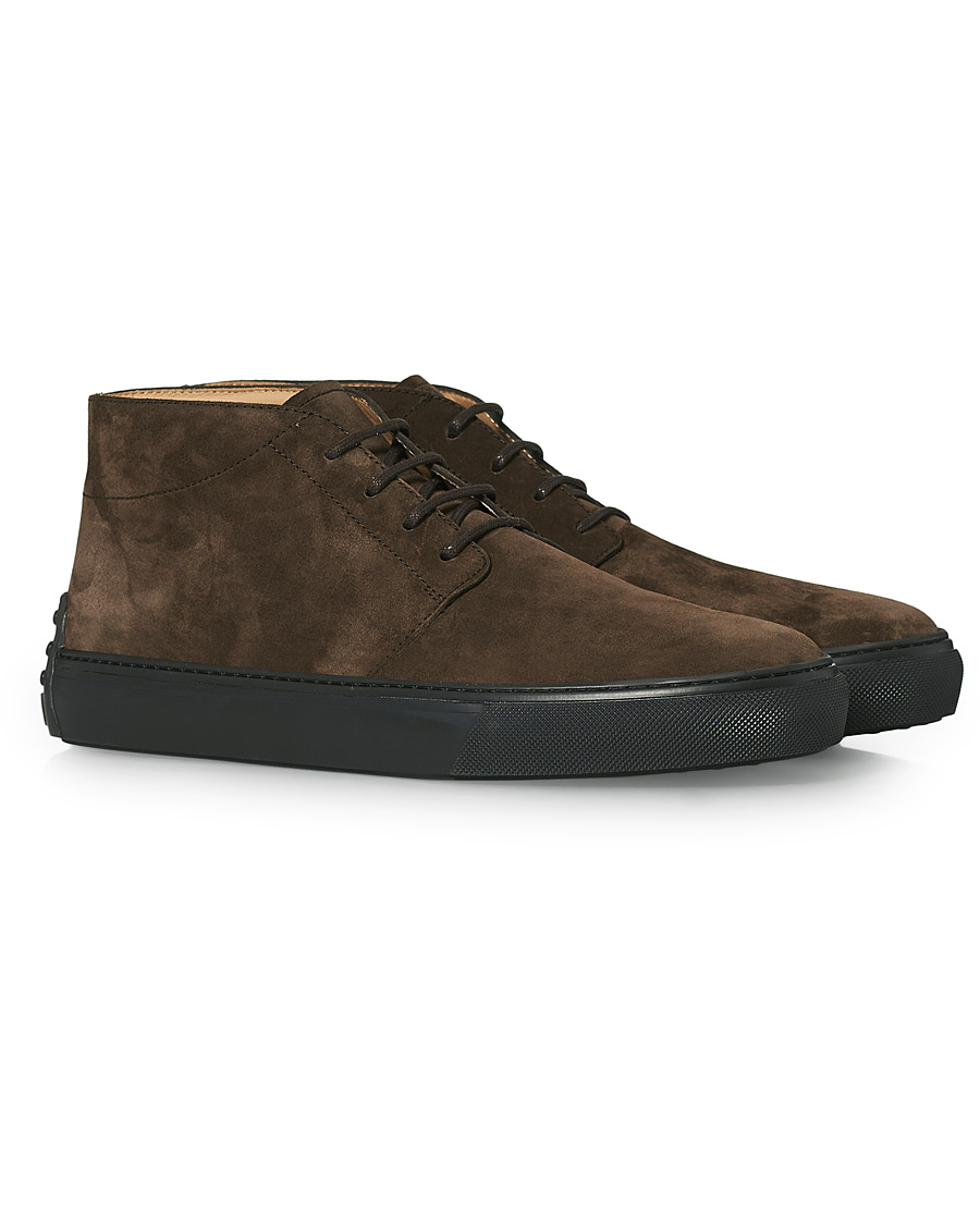 Herren | Tod's Casetta Chukka Boots Dark Brown Suede | Tod's | Casetta Chukka Boots Dark Brown Suede