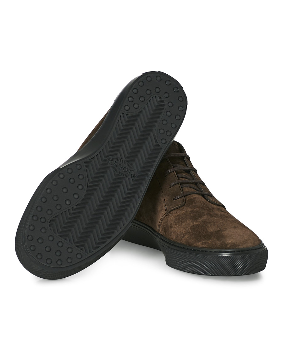 Herren | Tod's Casetta Chukka Boots Dark Brown Suede | Tod's | Casetta Chukka Boots Dark Brown Suede