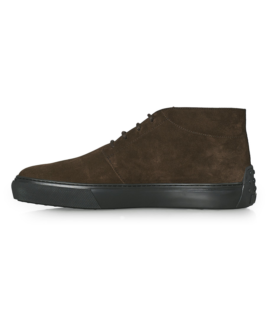 Herren | Tod's Casetta Chukka Boots Dark Brown Suede | Tod's | Casetta Chukka Boots Dark Brown Suede