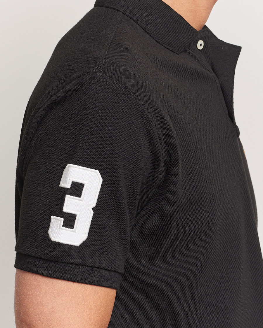 Herren | Poloshirts | Polo Ralph Lauren | Custom Slim Fit Match Club Polo Black